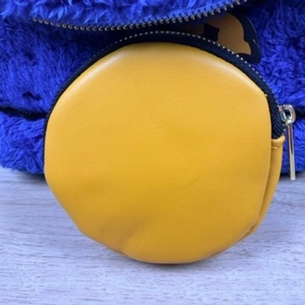 Loungefly Sesame Street Cookie Monster Mini Backpack and Coin Purse Furry NEW